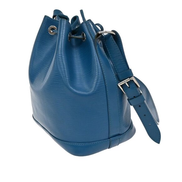 LOUIS VUITTON Noe BB Drawstring Shoulder Bag Epi Leather Blue M40846 89FC131 - Picture 4 of 15